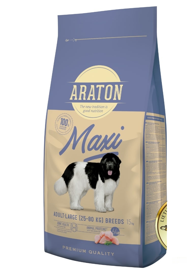 Сухий корм для дорослих собак великих порід ARATON Maxi Adult 15 кг, Арт. ART47465